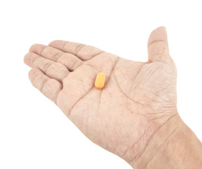 Vitamins on hand.