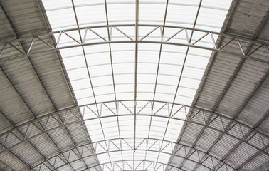 Steel roof.