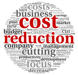 Costs reduction concept