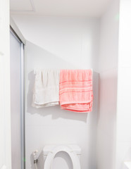 towel on hanger