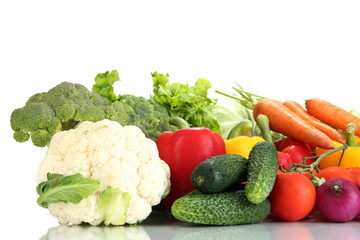 Fresh vegetables close up