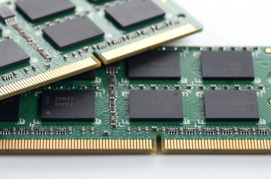 computer RAM memory microchip module