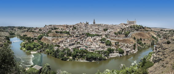 Panorama Ville de Tolède Espagne