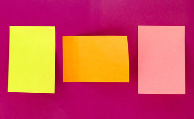 sticky notes