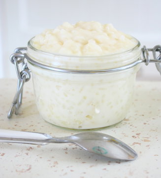 riz au lait en bocal