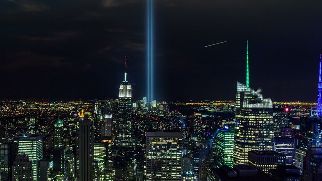 911 Lights in New York City