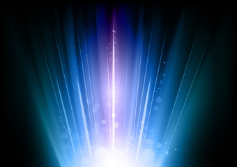 blue flares