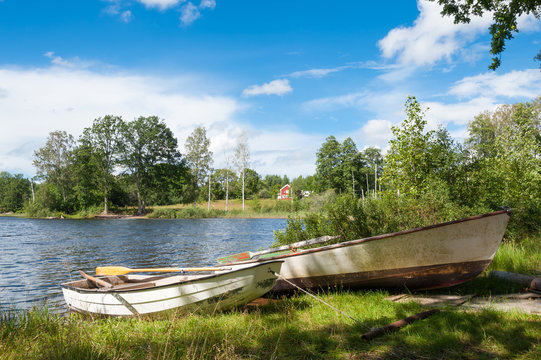 Landschaft in Småland, Schweden