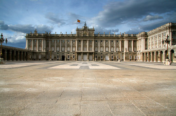 Fototapeta na wymiar Madrid - Royal Palace, Spain