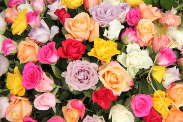 Mixed rose bouquet