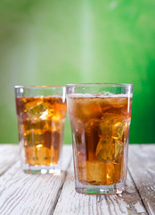 Glass of ice tea