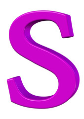 Pembe s harfi tasarımı