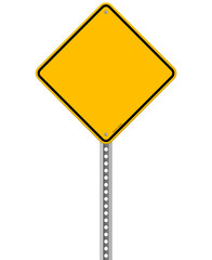 Empty Yellow Sign