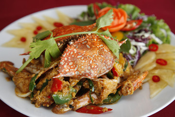 Authentic thai cuisine with decoration and flavour.