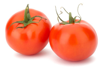 Ripe Tomato isolated on white background