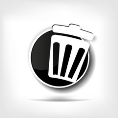 Recycle sign web icon