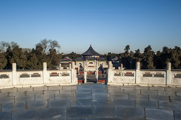 Naklejka premium Looking north side from Circular Mound in Temple of Heaven