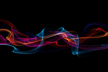 abstract colorful waves