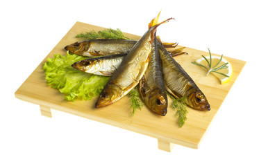 Smoked sprat - appetizing snack