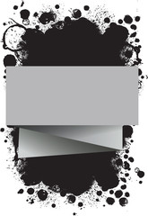 Spot background with folded paper