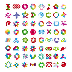 collection of abstract symbols