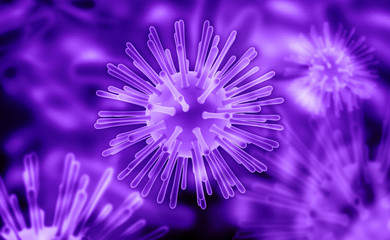 Obraz premium virus