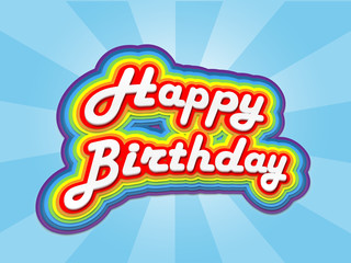 "HAPPY BIRTHDAY" Card (celebration party fun congratulations)
