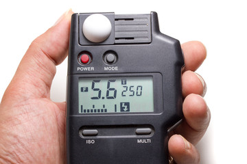Photographic light and flash meter