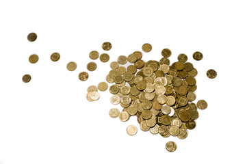 Scattered coins