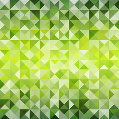 Fototapeta na wymiar Green Mosaic Background