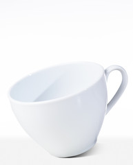 white cup