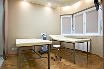 empty room in physiotherapy clinic