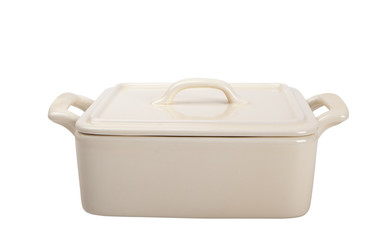 White ceramic pots for stove