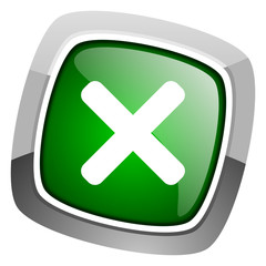 Obraz premium cancel icon