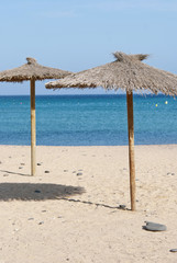 Thatch Beach Umbrellas