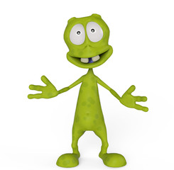 alien cartoonoh ta dah