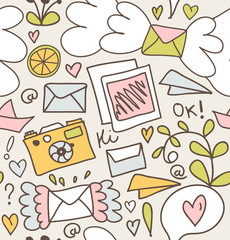 Seamless mail pattern