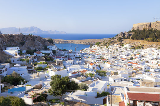 Beautiful Village Of Lindos