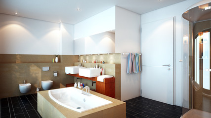 Edles Badezimmer - luxury bathroom in hotel