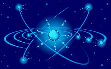 Orbital form with lightnings © alarus
