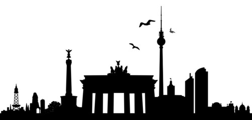 Naklejka premium Skyline Berlin
