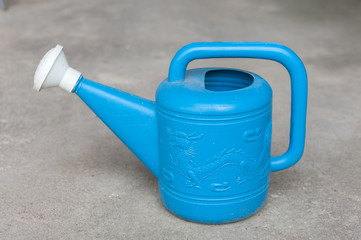 blue water can