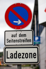 no parking sign in germany