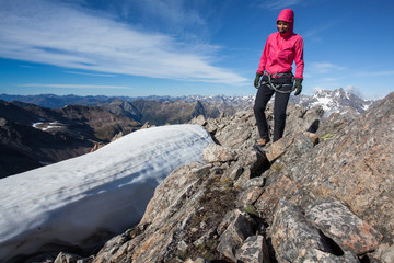 Obraz premium Mountain trekking