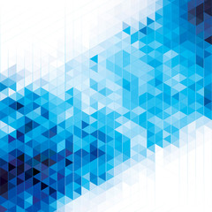 Obraz premium Abstrakcjonistyczny nowożytny geometryczny błękitny tło.