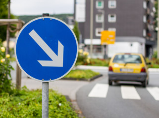 street arrow sign germany