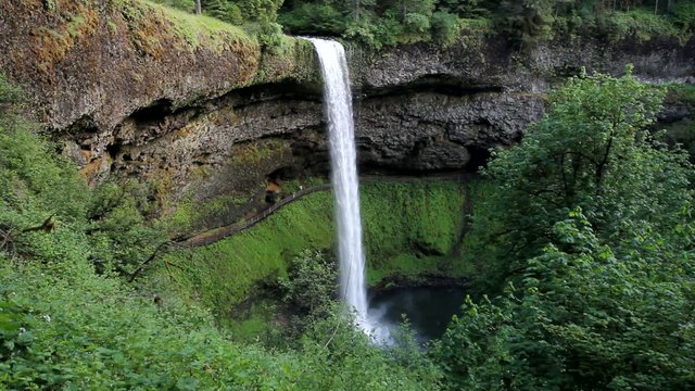 South Falls in Silver Falls State Park in Silverton Oregon