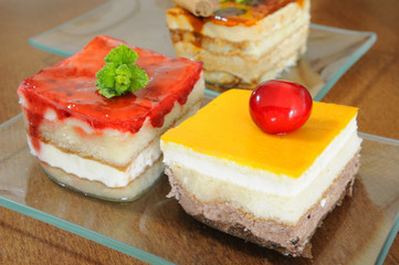 desserts and assorted sweets
