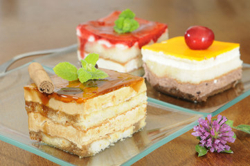 desserts and assorted sweets