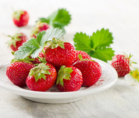 fresh strawberries